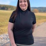 Schnittmuster Rollkragenshirt „Im Blütenkelch verborgen“ Damen Gr. 32 - 62 - Sewando