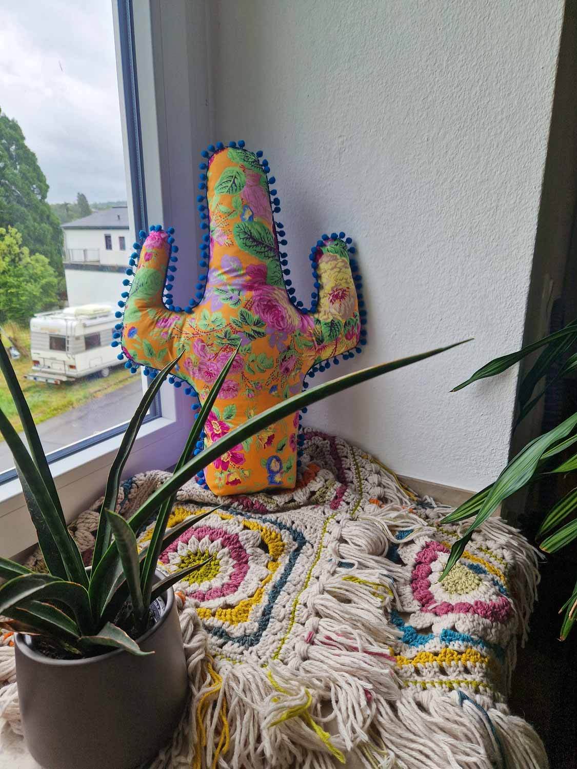 Schnittmuster Dekokissen Kaktus - Sewando