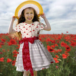 Schnittmuster Kinderdirndl Heidi Gr. 80 -140 Beamerdatei - Sewando