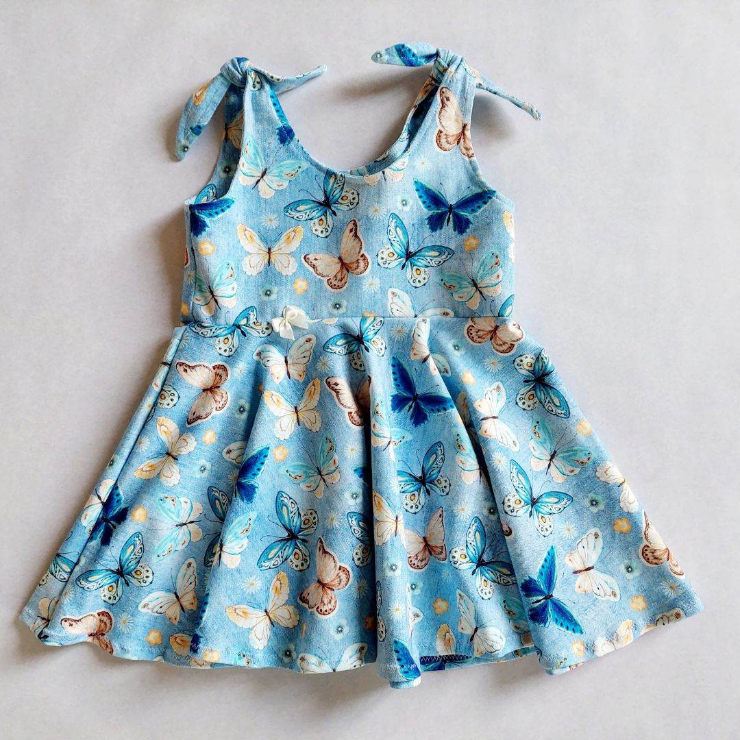 Schnittmuster Kinderkleid Britta Gr. 80-152 | A4-/A0-Datei - Sewando