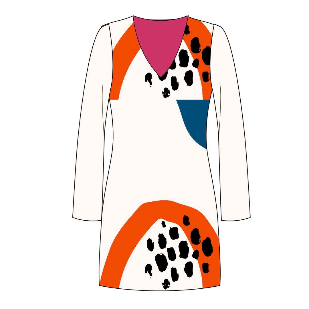 Schnittmuster Damen Kleid Estelle Gr. 34-46 - Sewando