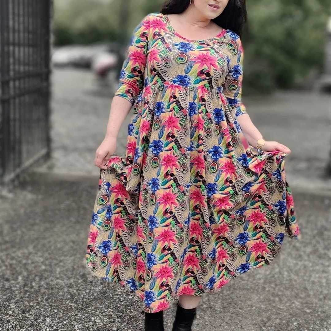 Schnittmuster Damen Kleid Grazia Gr. 34-54 - Sewando