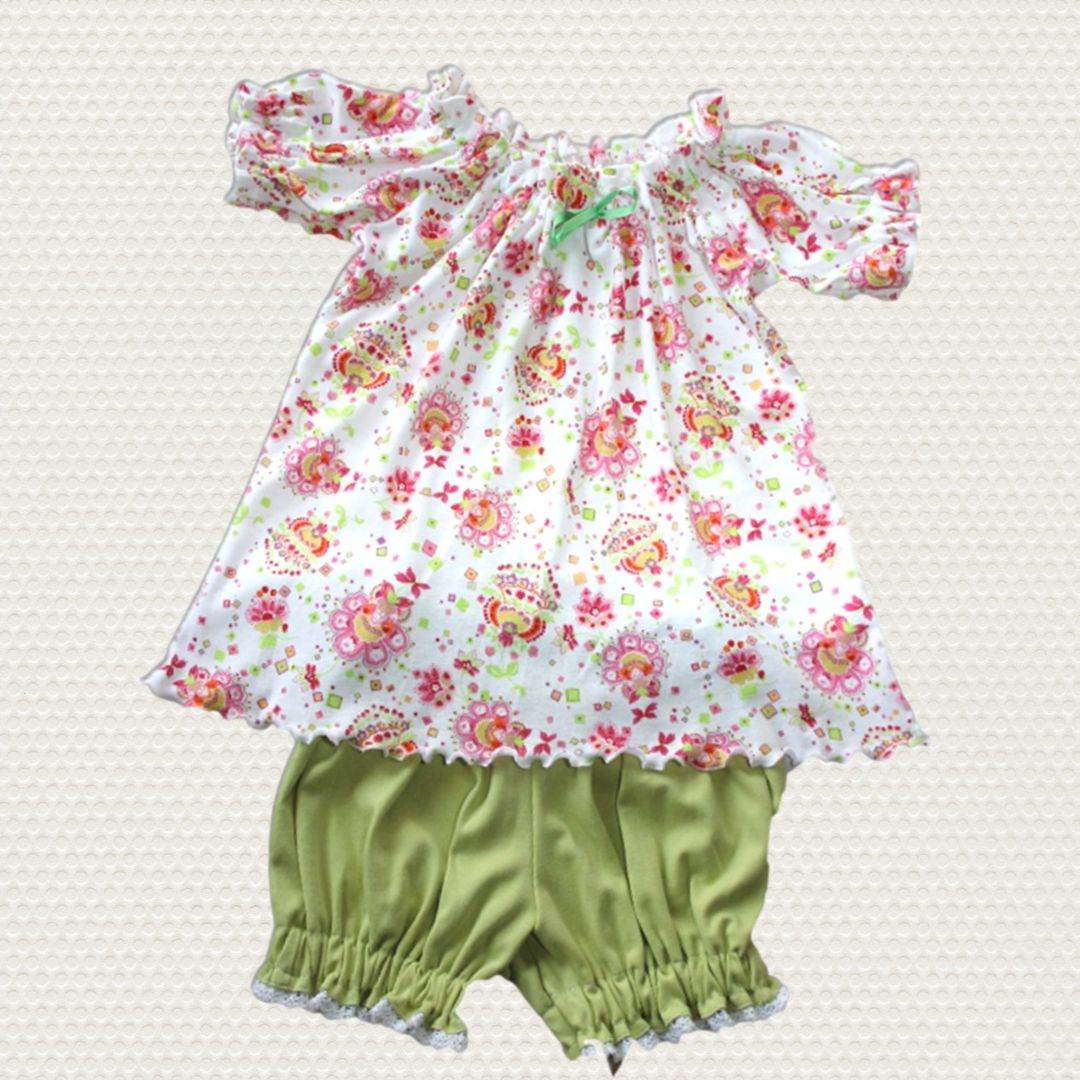 Schnittmuster Kinder Schlafanzug Holly Gr. 80-140 - Sewando