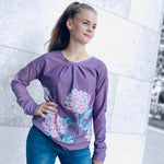 Schnittmuster Shirt mit Falten und Rückenpasse | Gr. 32-50 - Sewando