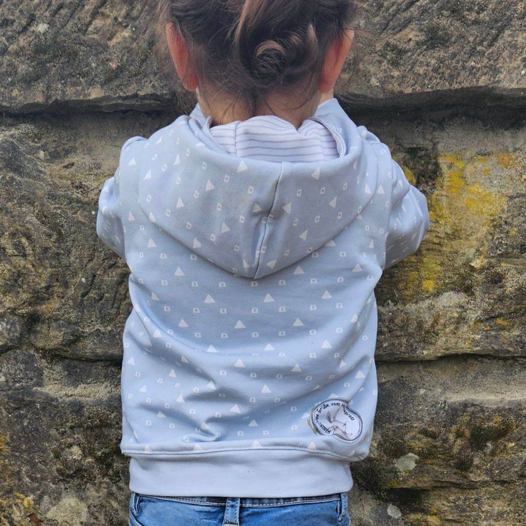 Schnittmuster Kinder Hoodie Ela+Kai Gr. 80-140 - Sewando