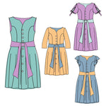 Schnittmuster Damen Kleid Monika Gr. 34-54 A4-/Großformat-Datei - Sewando