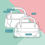 Schnittmuster Handtasche Ally PDF | Alltagstasche nähen | Damen Tasche