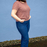Schnittmuster High Waist Schlag Jeans "Der geschlungene Pfad" Damen Gr. 16 - 31