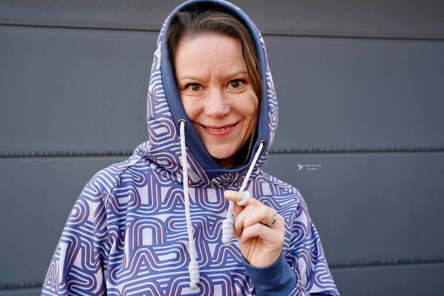 Schnittmuster Hoodie „Vor allem bequem“ Damen Gr. 32 - 62 - Sewando