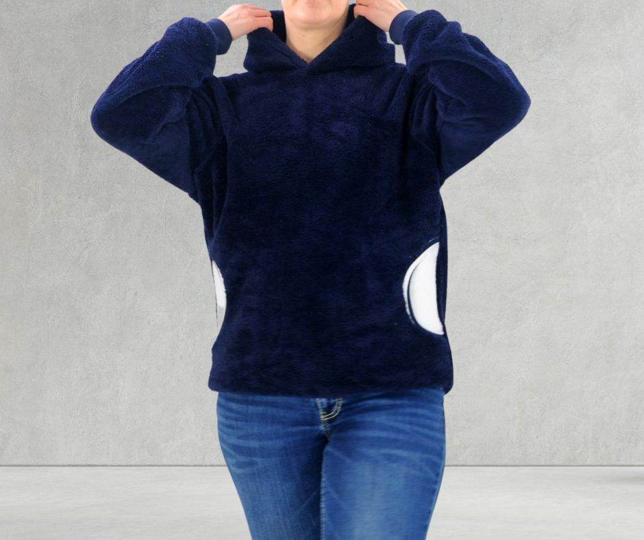 Schnittmuster Hoodie Inga Slim Gr. 34-54 - Sewando