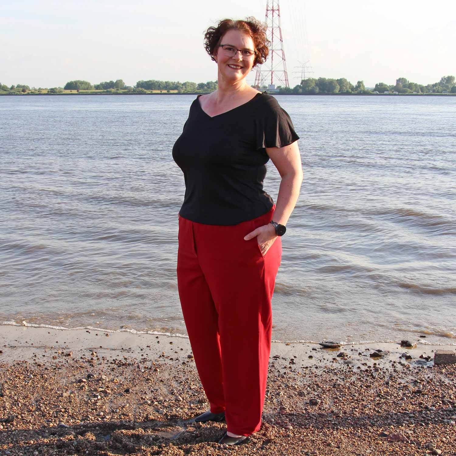 Schnittmuster Hose „Zimmer mit Meerblick“ Damen Gr. 32 - 62 - Sewando