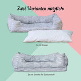 Schnittmuster Hundebett & Katzenbett Alma | Tierbett nähen | PDF