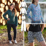 Schnittmuster Set Hoodie & Jogginghose PDF | Nafia + Laiska | Damen Gr. 32–50