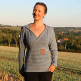 Schnittmuster Kapuzenshirt "Mit jedem Atemzug" Damen Gr. 32 - 62