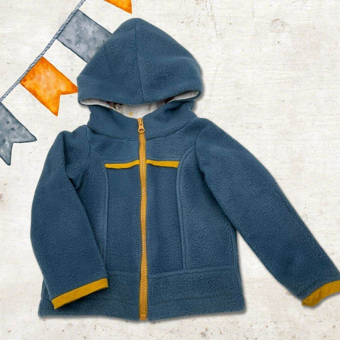Schnittmuster Kinderjacke Nino + Ninon Gr. 80-140 + Video - Sewando