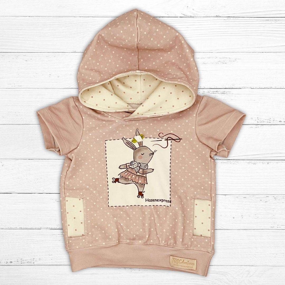 Schnittmuster Kinder Hoodie Ela+Kai Gr. 80-140 - Sewando