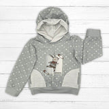 Schnittmuster Kinder Hoodie Ela+Kai Gr. 80-140 - Sewando