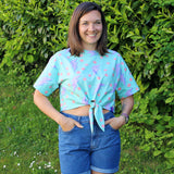 Schnittmuster Knotenshirt „Limonade unter Palmen“ Damen Gr. 32 - 62