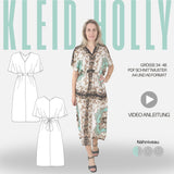 Schnittmuster Kleid HOLLY - mit Bindeband, auch als Tunika - Gr. 34-48