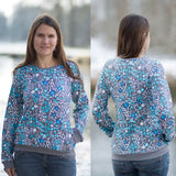Schnittmuster Pullover & Hoodie Nafia | Damen Hoodie nähen | Größen 32–50