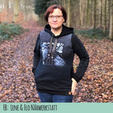 Schnittmuster Pullover & Hoodie Nafia | Damen Hoodie nähen | Größen 32–50