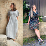 Schnittmuster Kleid HOLLY - mit Bindeband, auch als Tunika - Gr. 34-48