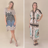 Schnittmuster Kleid HOLLY - mit Bindeband, auch als Tunika - Gr. 34-48