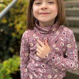 Schnittmuster Kinder Shirt Rollkragen Leni Gr. 80-140 - Sewando