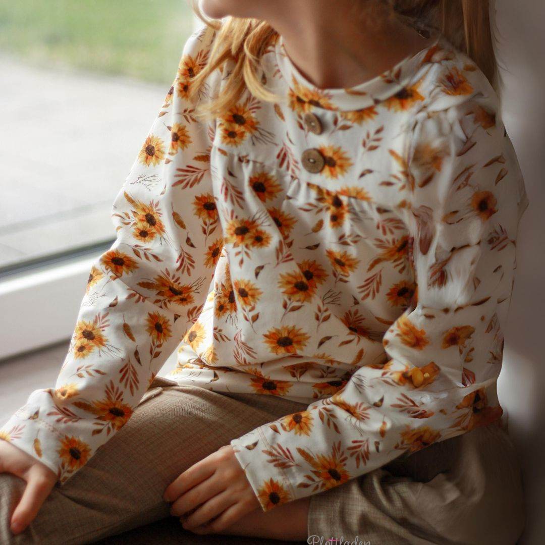 Schnittmuster Kinder Shirt Leoni Gr. 80-140 - Sewando
