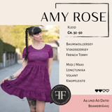 Schnittmuster und Ebook Kleid Amy Rose, Gr. 32-50 - Sewando