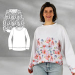 Schnittmuster Damen Sweater Pia Gr. 34-54 - Sewando