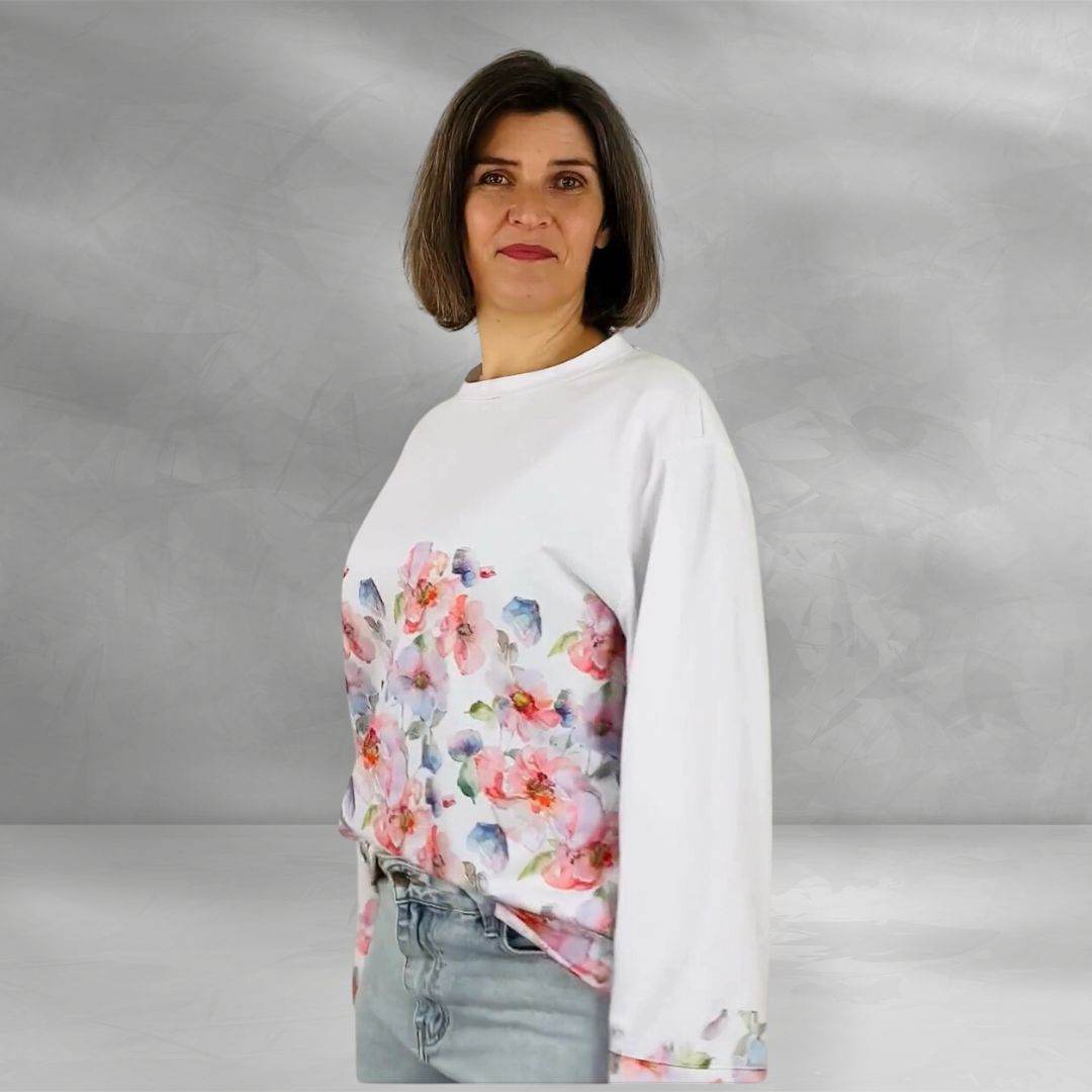 Schnittmuster Damen Sweater Pia Gr. 34-54 - Sewando