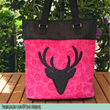 Schnittmuster Tragetasche Hirsch PDF | Einkaufstasche & Strandtasche nähen