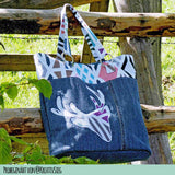 Schnittmuster Tragetasche Hirsch PDF | Einkaufstasche & Strandtasche nähen