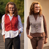 Schnittmuster Weste ILONA | Gilet mit V-Ausschnitt | Gr. 34-48 (PDF)
