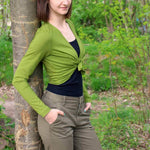 Schnittmuster Wickeloberteil „Mach mal Om“ Damen Gr. 32 - 54 - Sewando