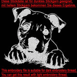 American Staffordshire Terrier "Bax" - realistisch - FÜR HELLE STOFFE