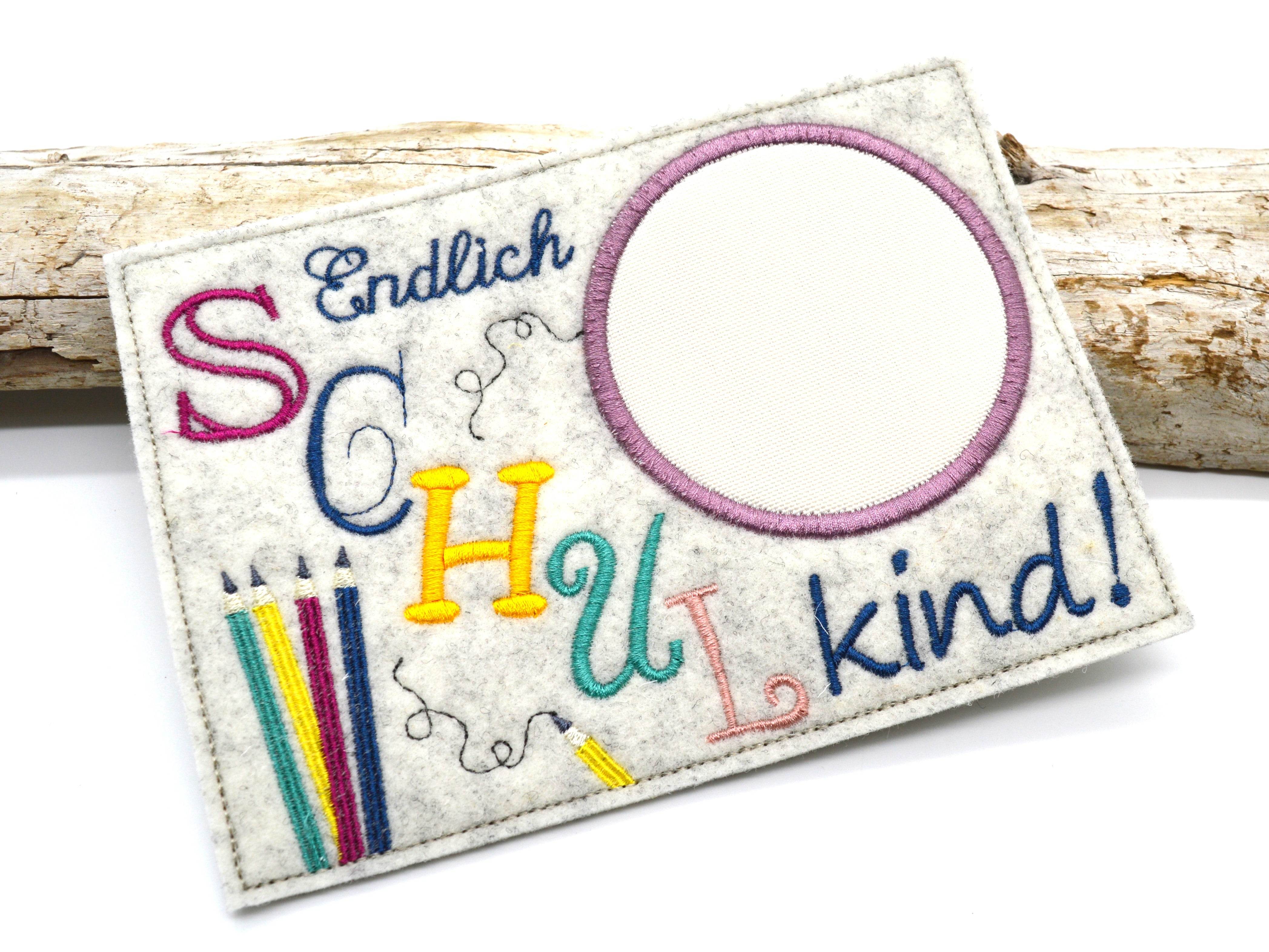 Stickdatei Schulkind Mugrug Schokohülle - Sewando