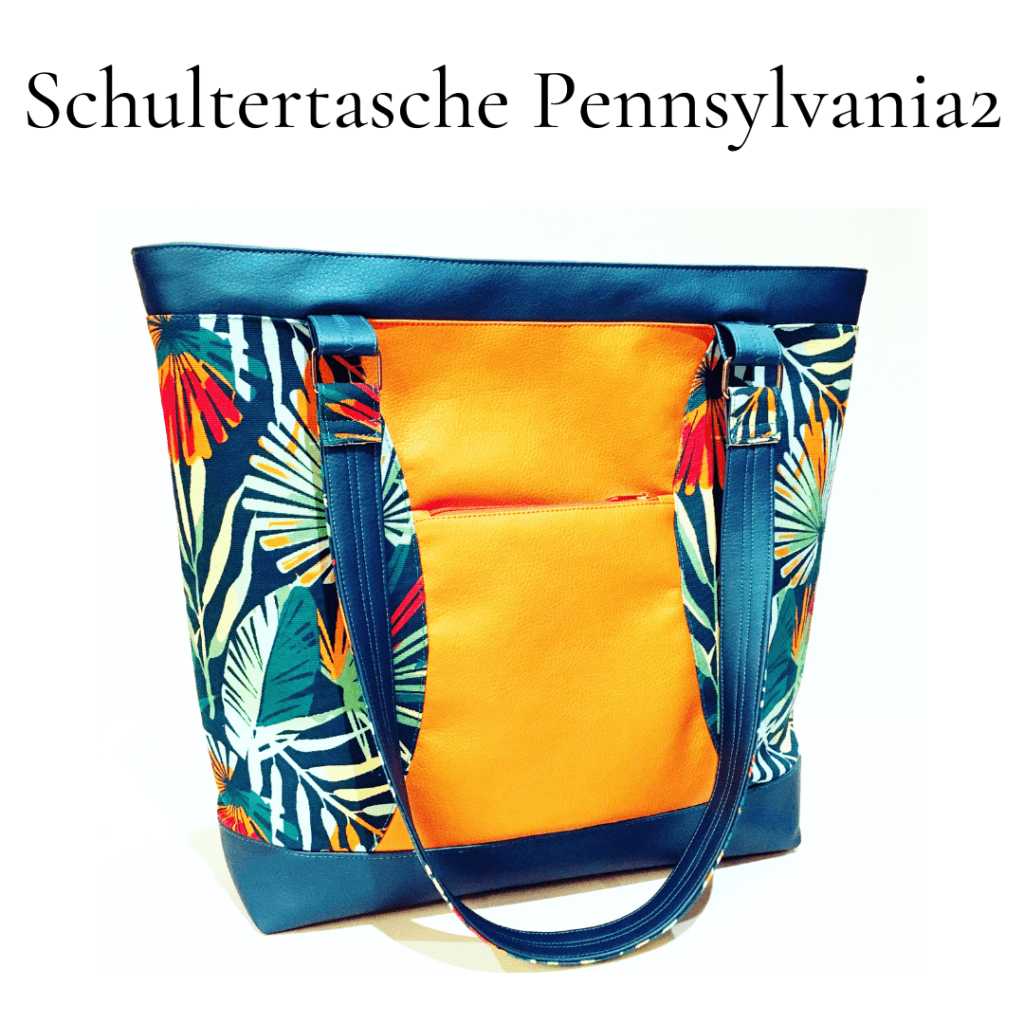 eBook Schultertasche PENNSYLVANIA2 Nähanleitung Schnittmuster - Sewando