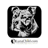 Stickdatei Staffordshire Bull Terrier "Julian" - realistisch - FÜR DUNKLE STOFFE