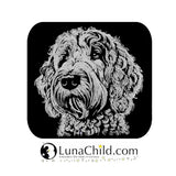 Stickdatei Golden Doodle "Camilla - realistisch - FÜR DUNKLE STOFFE