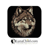 Stickdatei Wolf "Varg" - realistisch - FÜR DUNKLE STOFFE