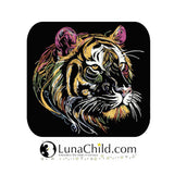 Stickdatei Tiger "Jupiter" - realistisch - FÜR DUNKLE STOFFE