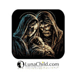 Stickdatei Maria Jesus Josef - realistisch - FÜR DUNKLE STOFFE - Sewando