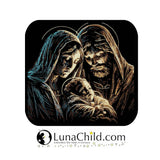 Stickdatei Maria Jesus Josef - realistisch - FÜR DUNKLE STOFFE - Sewando