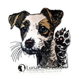 Stickdatei Applikation Jack Russel "Stella" - realistisch - FÜR HELLE & DUNKLE STOFFE
