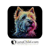 Stickdatei Cairn Terrier "Silas" - realistisch - FÜR DUNKLE STOFFE