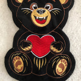 ITH Plüschtier „Bär Fred“ | Für 16x26 Rahmen | In-the-Hoop Plushie | Stickdatei | Embroidery Design | alle Formate | Sofort-Download