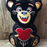 ITH Plüschtier „Bär Fred“ | Für 16x26 Rahmen | In-the-Hoop Plushie | Stickdatei | Embroidery Design | alle Formate | Sofort-Download