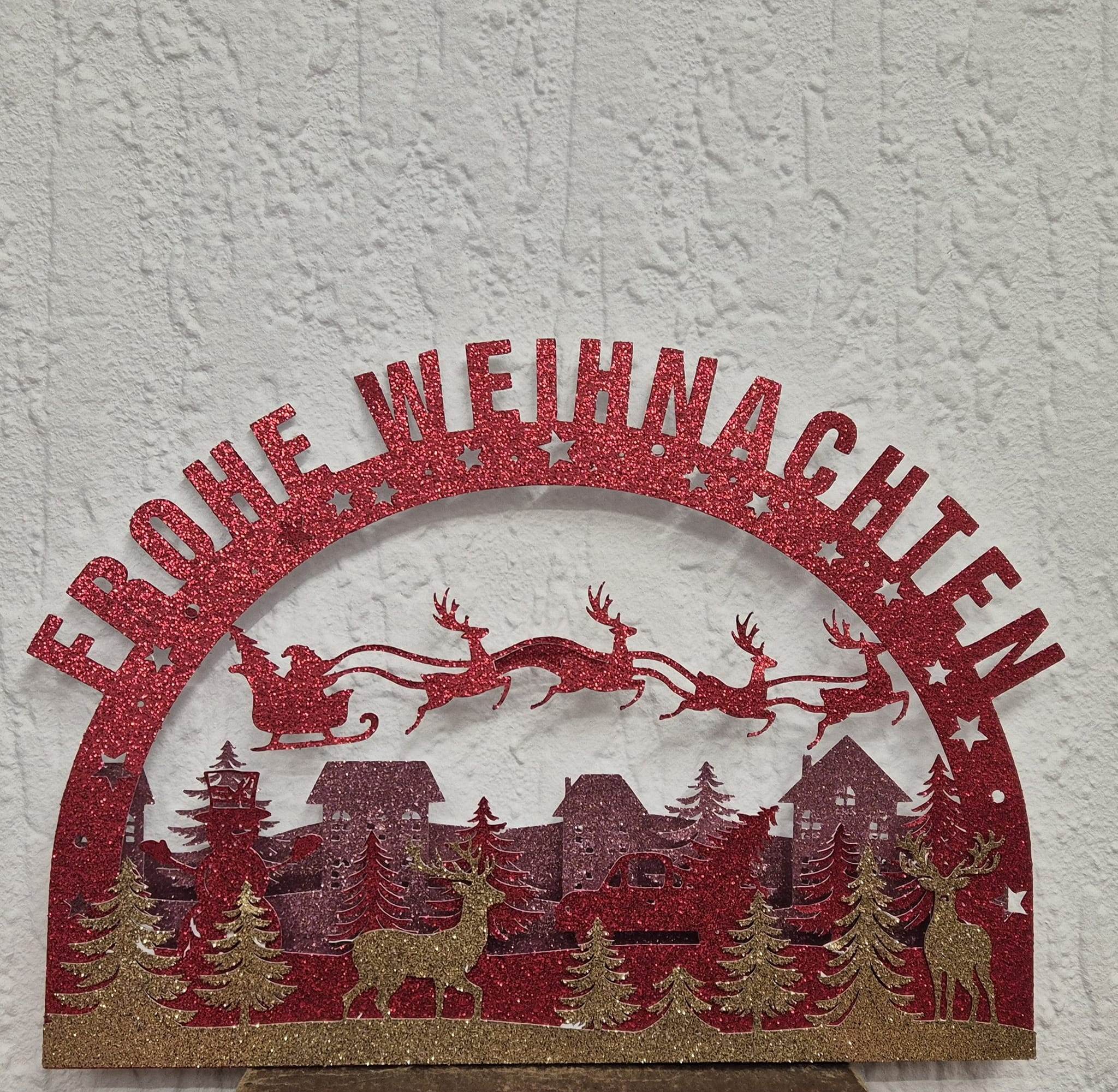 *Schwibbogen* Plotter- und 3mm Laserdatei Basteln mit Holz - Sewando
